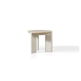 Chloe Aluminum Round Side Table