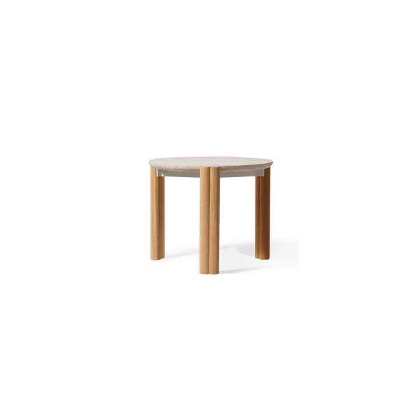 Cove Teak Round Side Table