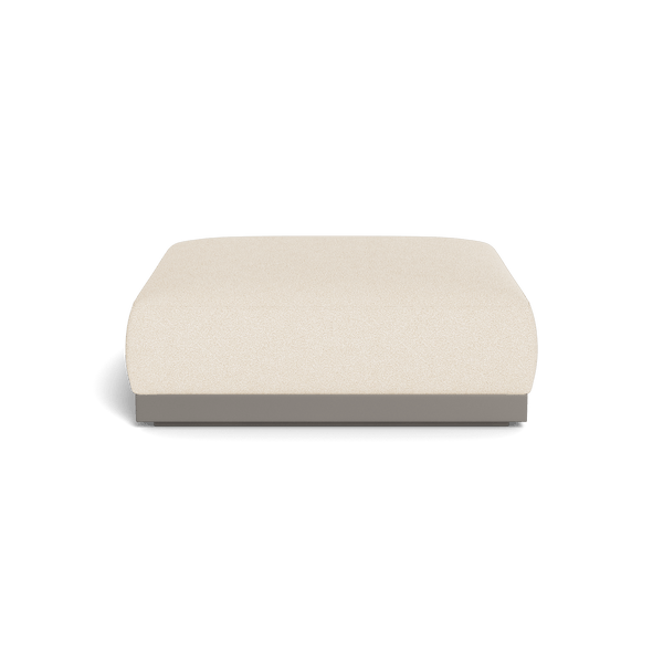 AMALFI OTTOMAN | Aluminum Taupe, Riviera Sand,