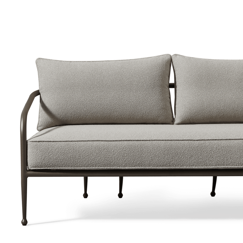 Andre 3 Seat Sofa | Aluminum Asteroid, Copacabana Midnight,