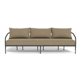 Andre 3 Seat Sofa | Aluminum Asteroid, Panama Coco,