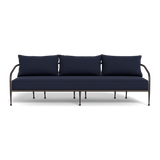 Andre 3 Seat Sofa | Aluminum Bronze, Siesta Indigo,