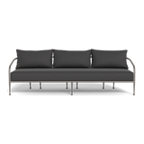 Andre 3 Seat Sofa | Aluminum Taupe, Panama Grafito,