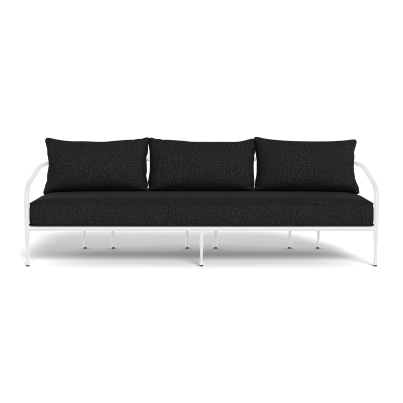 Andre 3 Seat Sofa | Aluminum White, Copacabana Midnight,