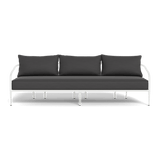 Andre 3 Seat Sofa | Aluminum White, Panama Grafito,