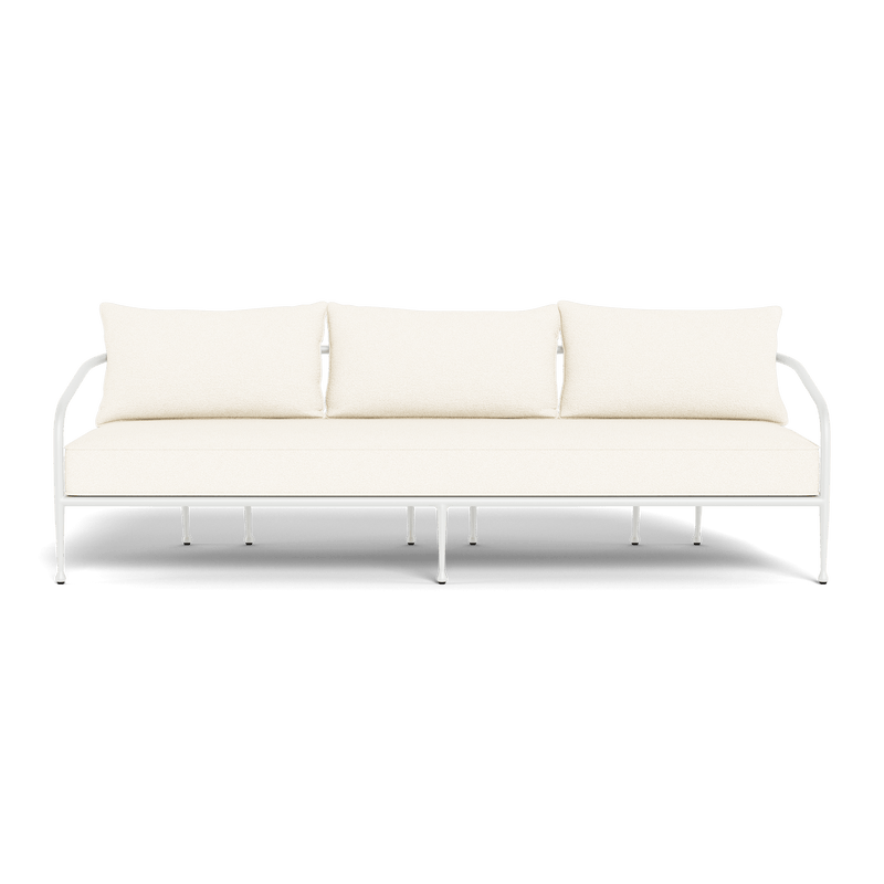 Andre 3 Seat Sofa | Aluminum White, Riviera Ivory,