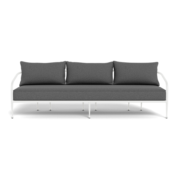 Andre 3 Seat Sofa | Aluminum White, Siesta Slate,