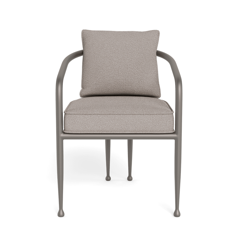 Andre Dining Chair | Aluminium Taupe, Riviera Stone,