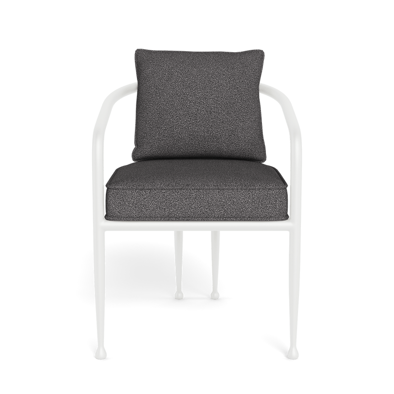 Andre Dining Chair | Aluminum White, Riviera Slate,