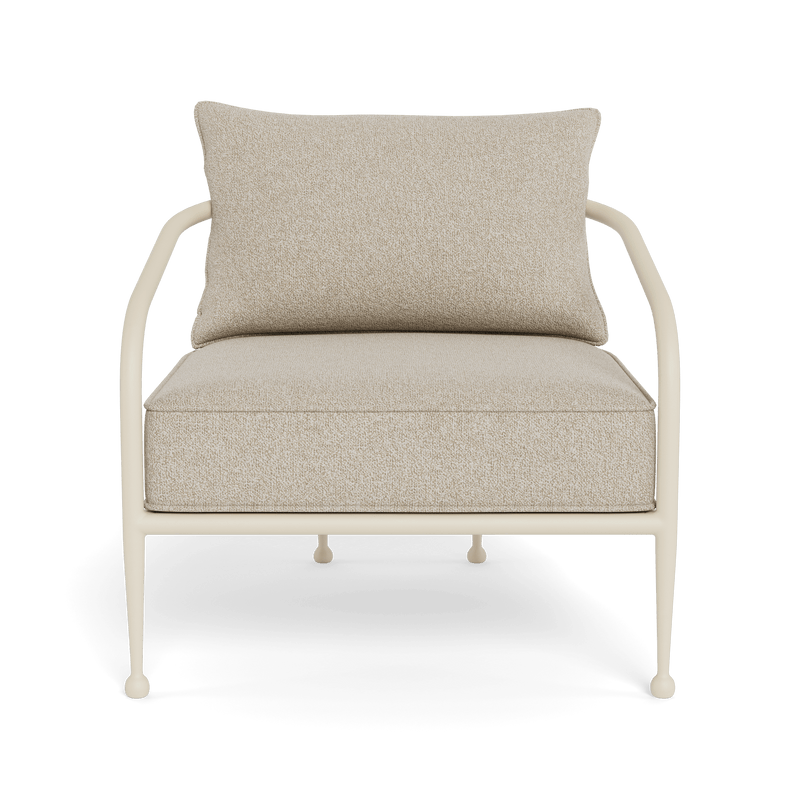 Andre Lounge Chair | Aluminum Bone, Siesta Taupe,