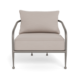 Andre Lounge Chair | Aluminum Taupe, Panama Marble,