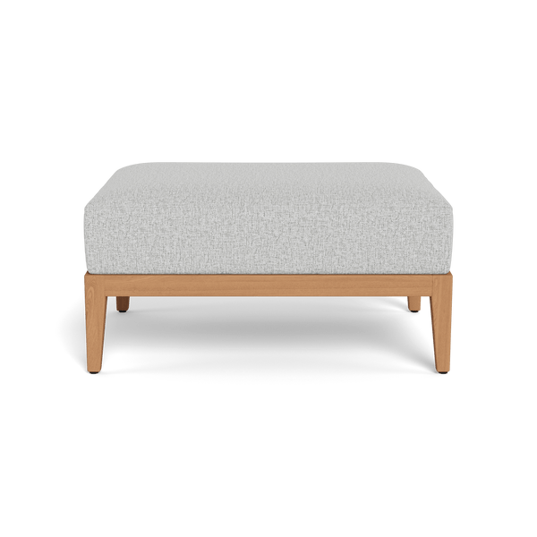 Avalon Ottoman | Teak Natural, Copacabana Sand,