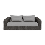 Barcelona 2 Seat Sofa | Wicker Grey, Lisos Piedra,