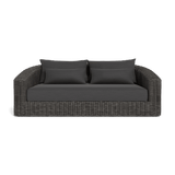 Barcelona 2 Seat Sofa | Wicker Grey, Panama Grafito,