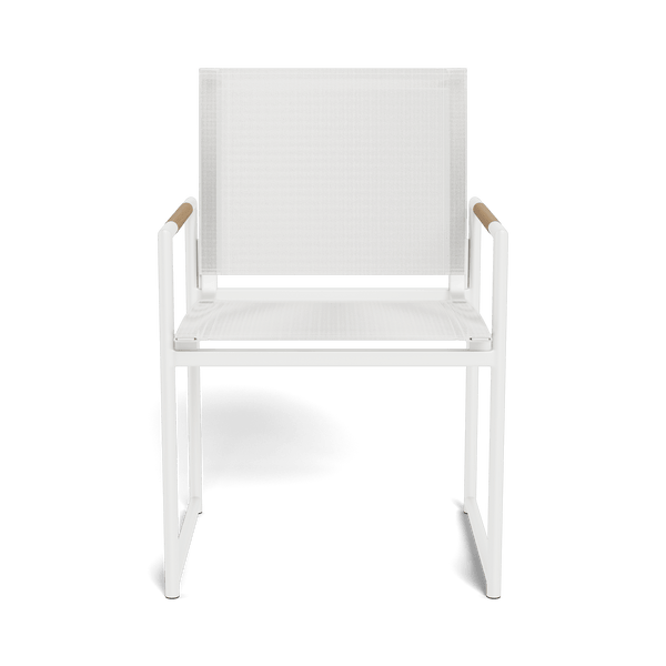 Breeze Dining Chair | Aluminum White, Batyline White,