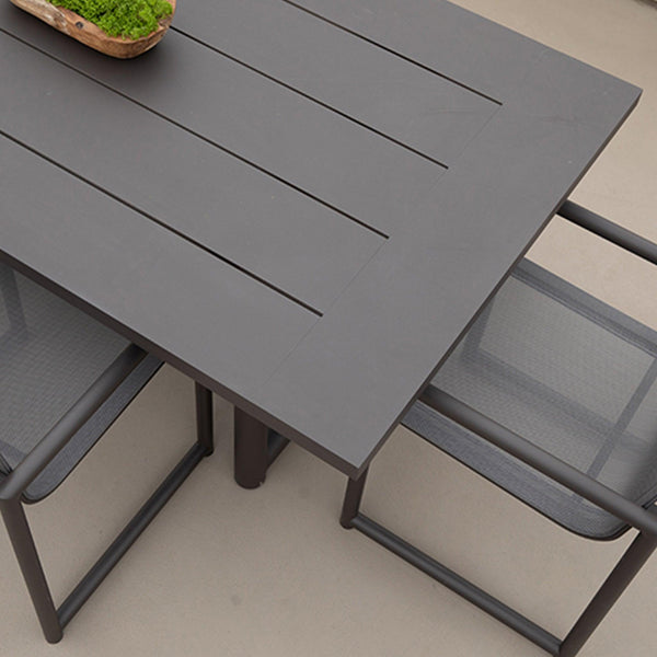 Breeze Xl Dining Table 102" | Aluminum Asteroid, ,