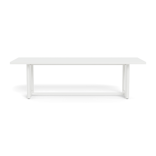 Breeze Xl Dining Table 102" | Aluminum White, ,