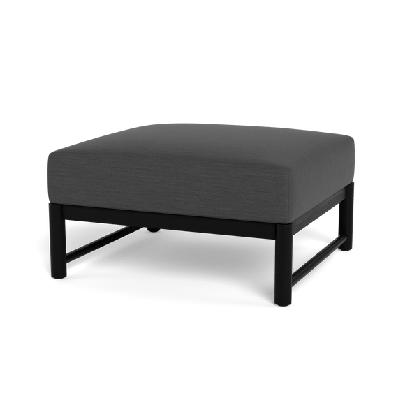 Breeze Xl Ottoman | Aluminum Asteroid, Panama Grafito,