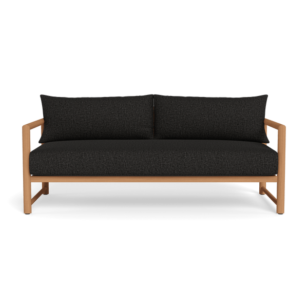 Breeze Xl Teak 2 Seat Sofa | Teak Natural, Copacabana Midnight,