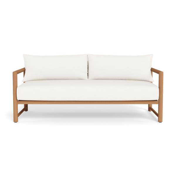 Breeze Xl Teak 2 Seat Sofa | Teak Natural, Panama Blanco,