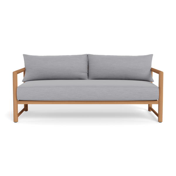 Breeze Xl Teak 2 Seat Sofa | Teak Natural, Panama Cloud,