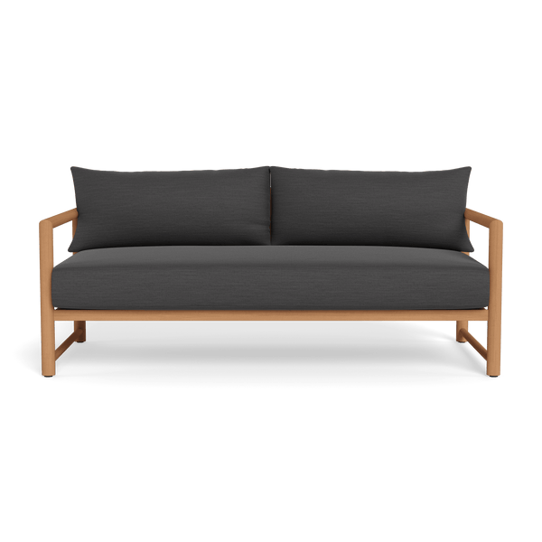 Breeze Xl Teak 2 Seat Sofa | Teak Natural, Panama Grafito,