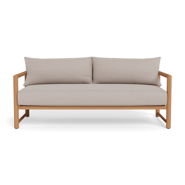 Breeze Xl Teak 2 Seat Sofa | Teak Natural, Panama Marble,