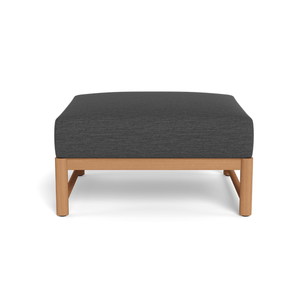 Breeze Xl Teak Ottoman | Teak Natural, Lisos Grafito,