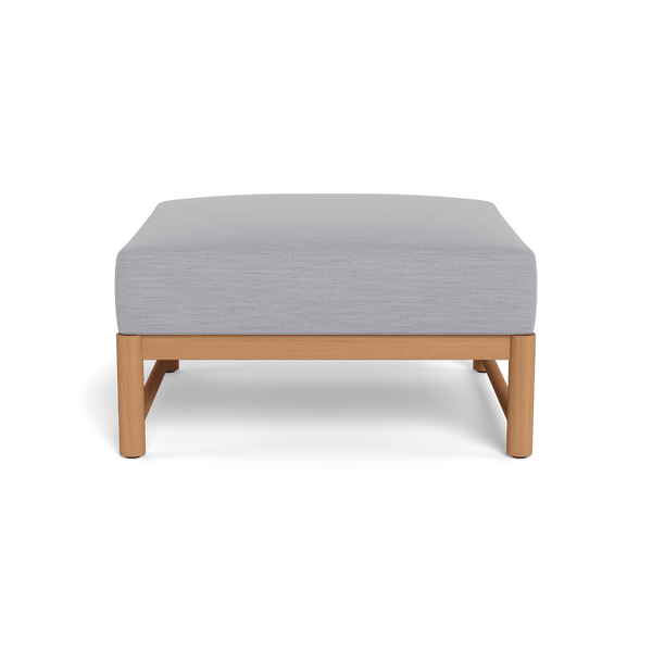 Breeze Xl Teak Ottoman | Teak Natural, Panama Cloud,