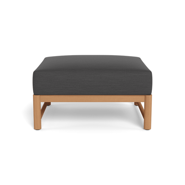 Breeze Xl Teak Ottoman | Teak Natural, Panama Grafito,