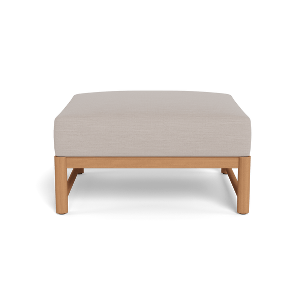 Breeze Xl Teak Ottoman | Teak Natural, Panama Marble,