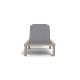 Chloe Aluminum Mesh Sun Lounge | Aluminum Taupe, Batyline Silver,