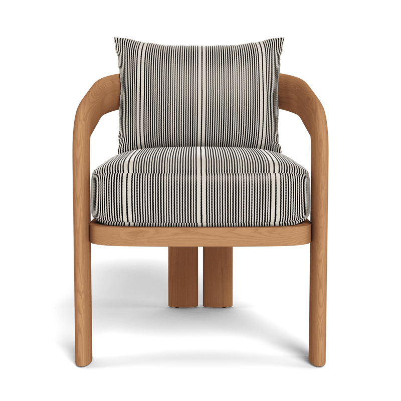 Chloe Dining Chair | Teak Natural, Bateau Classic,