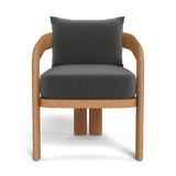 Chloe Dining Chair | Teak Natural, Marley Boulder,