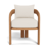 Chloe Dining Chair | Teak Natural, Stirling Linen,