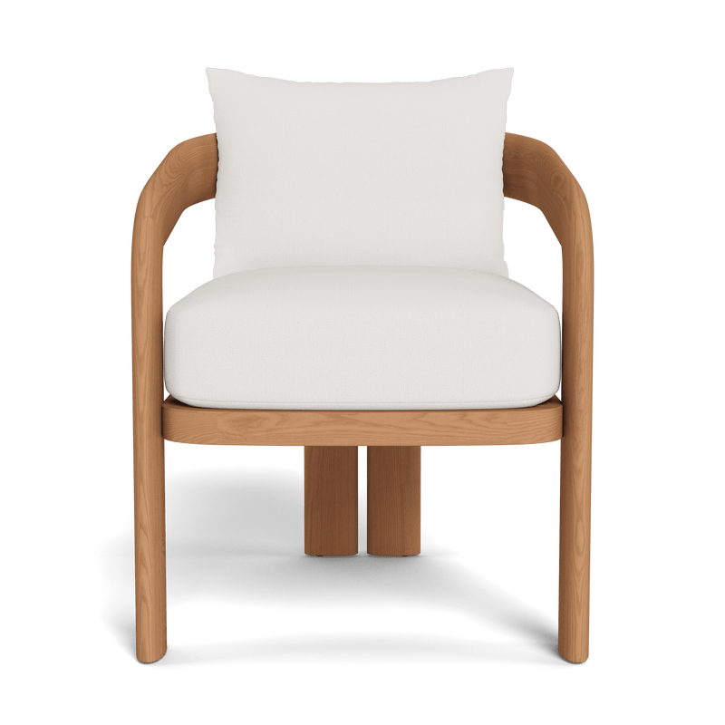 Chloe Dining Chair | Teak Natural, Stirling Salt,