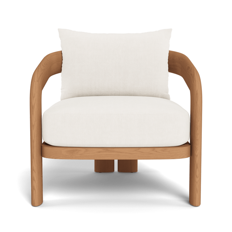 Chloe Lounge Chair | Teak Natural, Altona Snow,