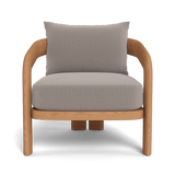 Chloe Lounge Chair | Teak Natural, Marley Chinchilla,