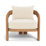 Chloe Lounge Chair | Teak Natural, Marley Parchment,