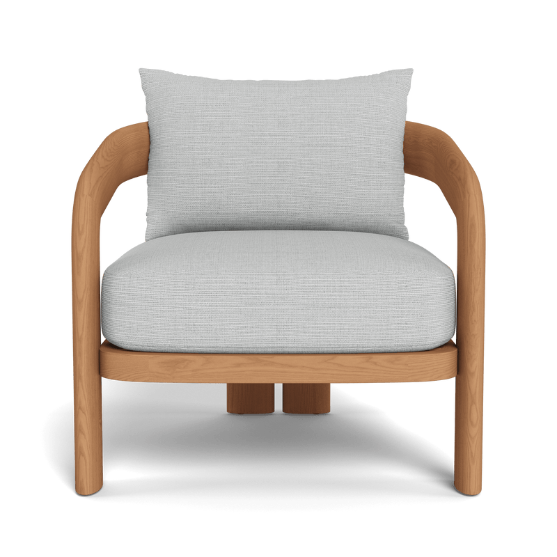 Chloe Lounge Chair | Teak Natural, Monterey Silver,