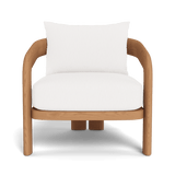 Chloe Lounge Chair | Teak Natural, Pebble White,