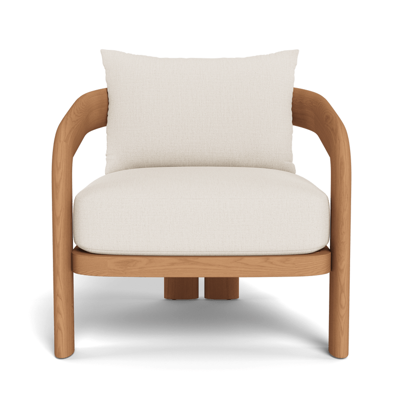 Chloe Lounge Chair | Teak Natural, Stirling Linen,