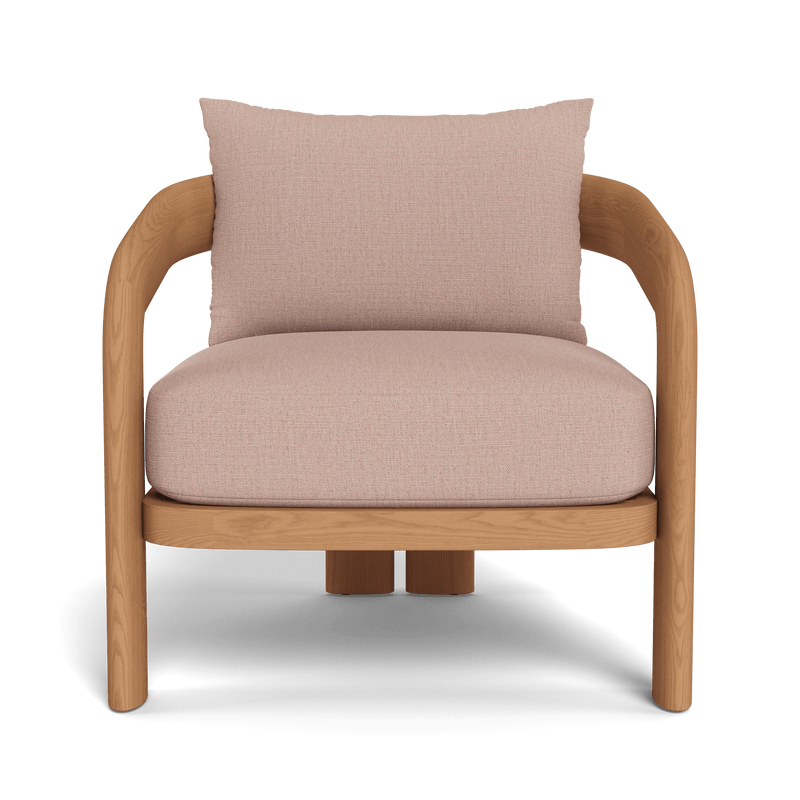 Chloe Lounge Chair | Teak Natural, Stirling Powder,