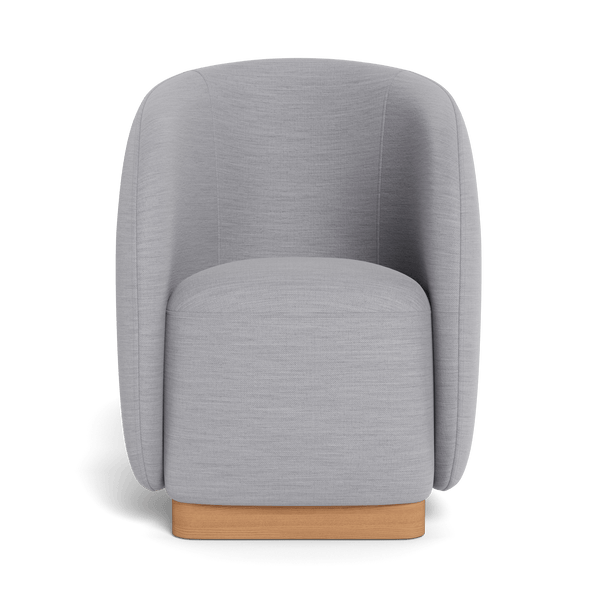 Como Dining Chair | Sealed Teak Natural, Panama Cloud,