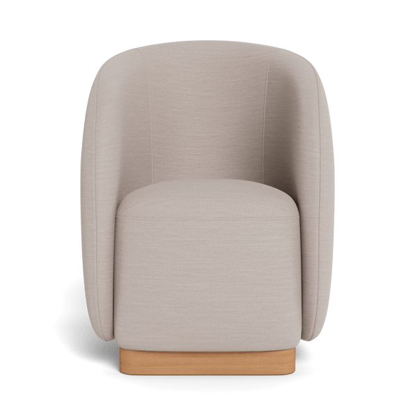 Como Dining Chair | Sealed Teak Natural, Panama Marble,