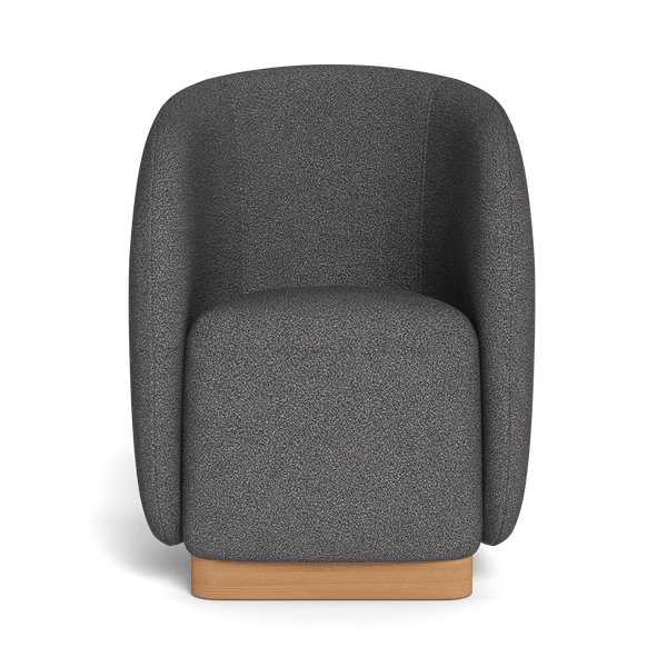 Como Dining Chair | Sealed Teak Natural, Riviera Slate,