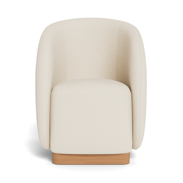 Como Dining Chair | Sealed Teak Natural, Siesta Ivory,