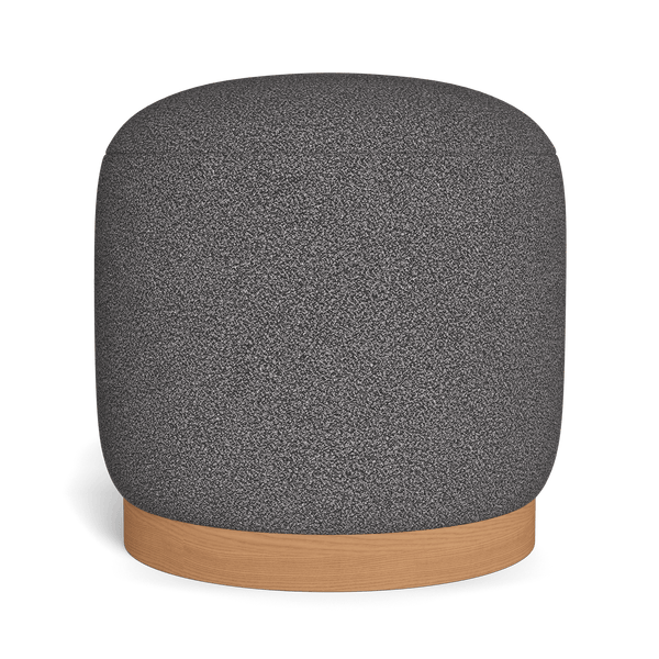 Como Footstool | Sealed Teak Natural, Riviera Slate,