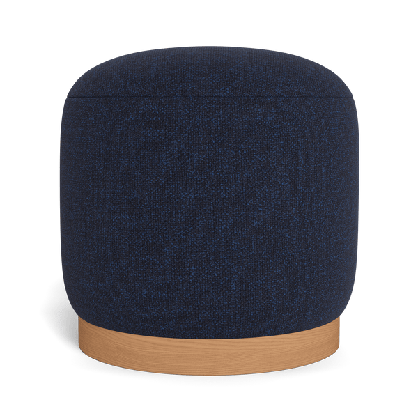 Como Footstool | Sealed Teak Natural, Siesta Indigo,