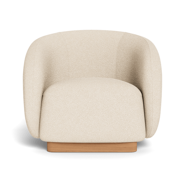 Como Lounge Chair | Sealed Teak Natural, Riviera Sand,
